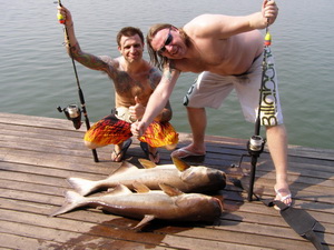 Fishing in Thailand at Bungsamran Lake
