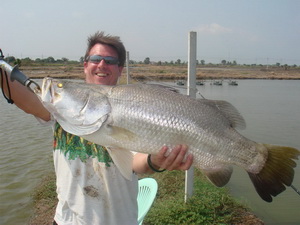 barramundi fishing in Thailand