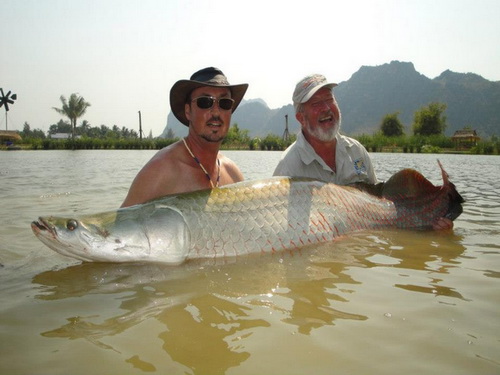 John Wilson fishing in Thailand