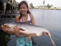 Fishing Bungsamran Lake in Bangkok Thailand