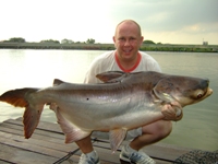 Lee - 66lb Mekong Giant Catfish