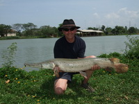 alligator gar fishing IT Lake Monsters Thailand