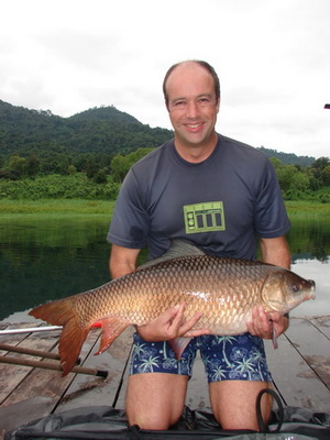 Fishing in Khao Laem Dam Thailand