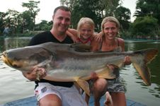 Family fishing Thailand
