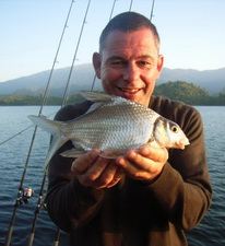 Smiths barb from Khao Laem Dam fishing Kanchanaburi