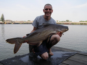 Mekong giant Catfish fishing thailand