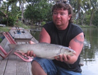 Shawn - 2.5lb mrigal caught fishing Shadow Lake in Bangkok