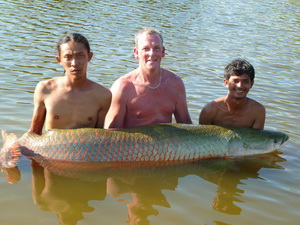 Arapaima Fishing Hua Hin Greenfield Valley Thailand