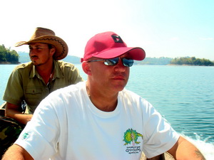 Guided jungle carp fishing in Thailand safari