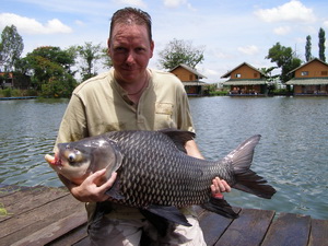 Carp fishing in Thailand