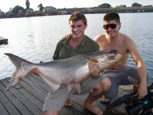 Alex & Tyler Mifflin 'The Water Brothers' filming & fishing in Thailand