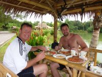 Great food on the Jurassic Fishing Thailand package